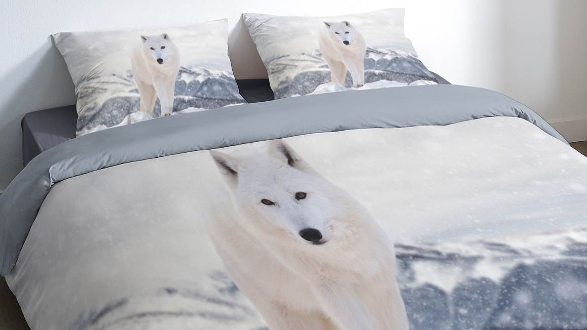 Pure Renard Blanc housse de couette