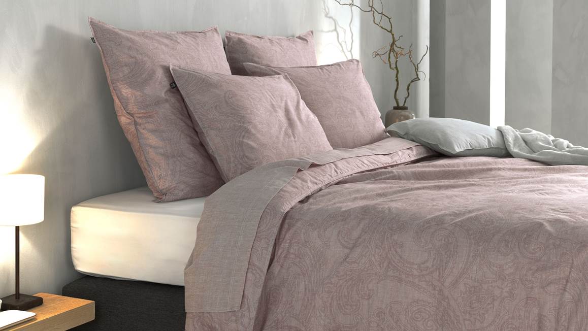 Zohome Paisley di Lino housse de couette
