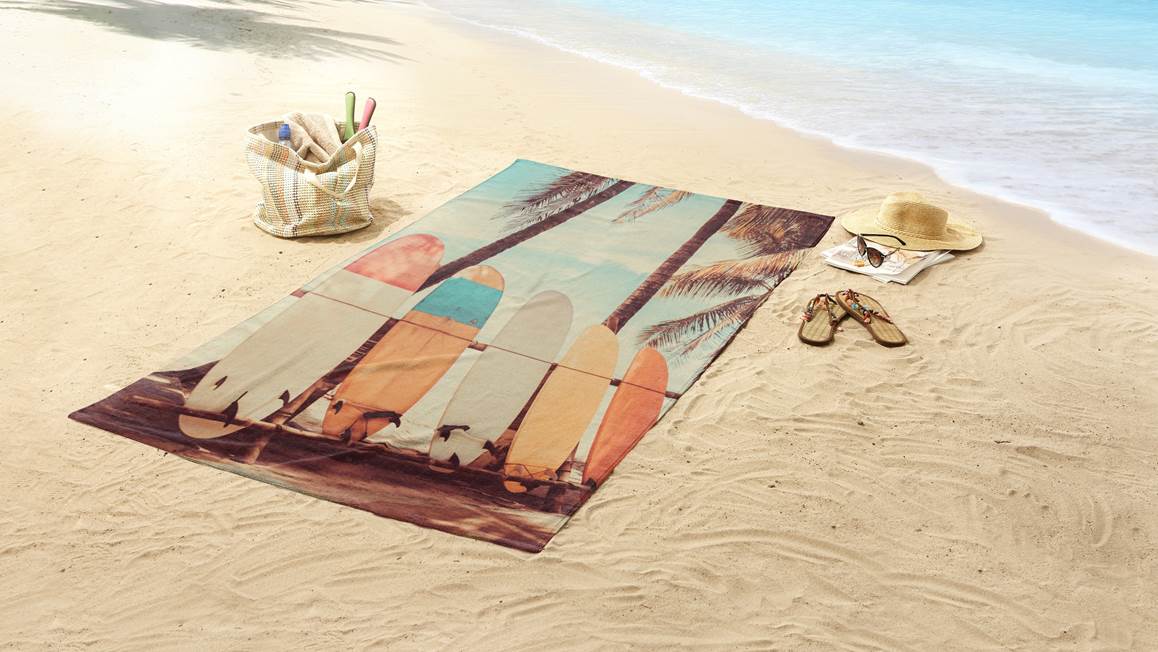 Les serviettes de plage