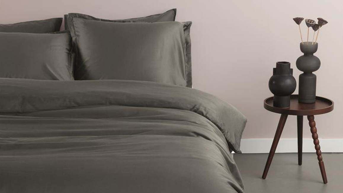 Ambiante Satin Uni housse de couette 