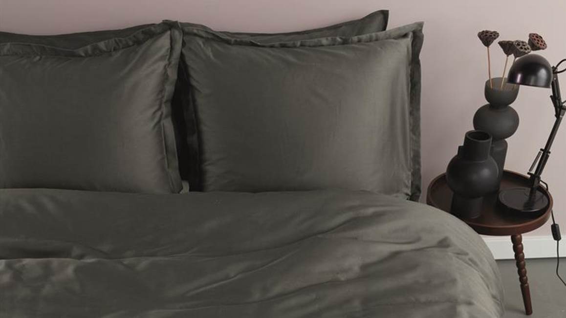 Ambiante Satin Uni housse de couette 