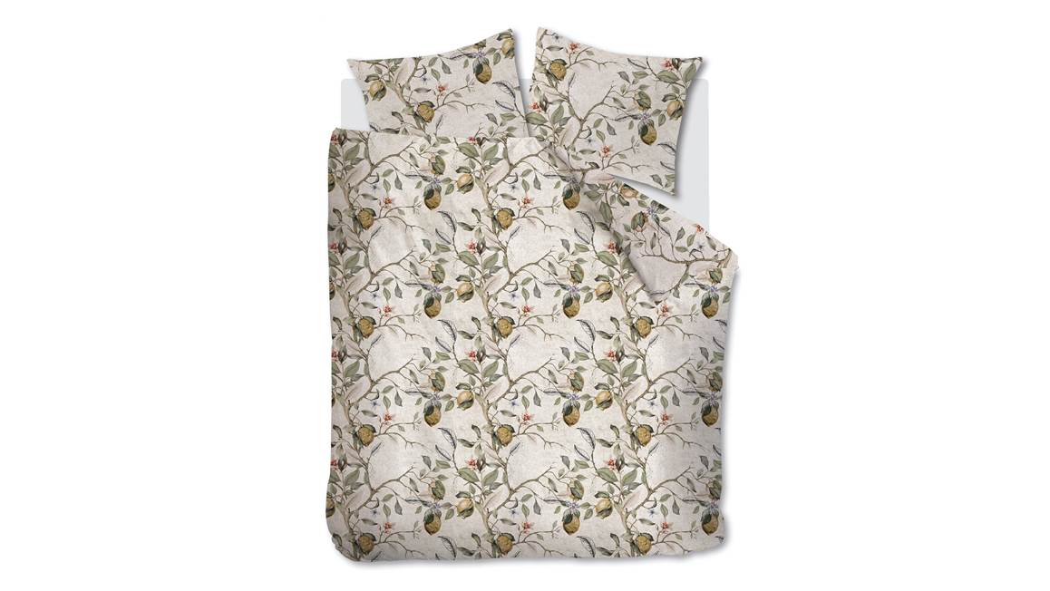 At Home Citronnier housse de couette en flanelle