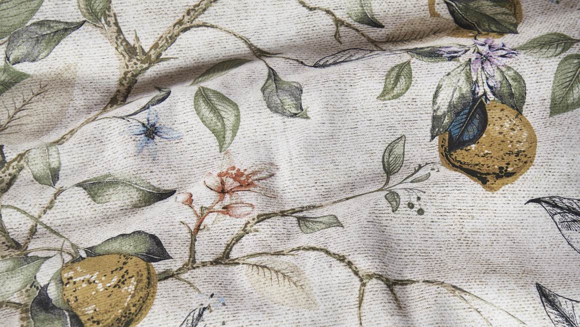 At Home Citronnier housse de couette en flanelle