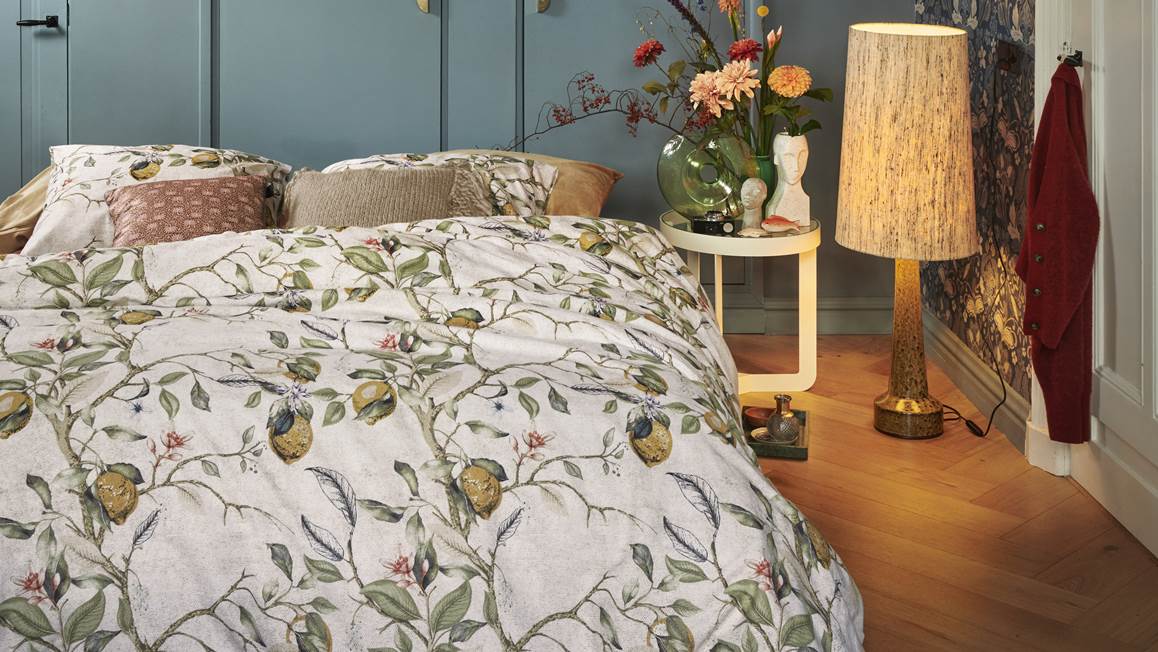 At Home Citronnier housse de couette en flanelle