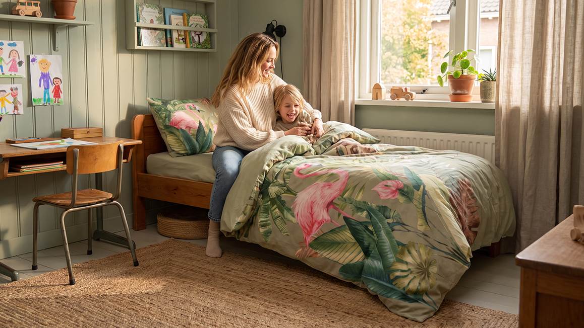 Snoozing Inara housse de couette en flanelle