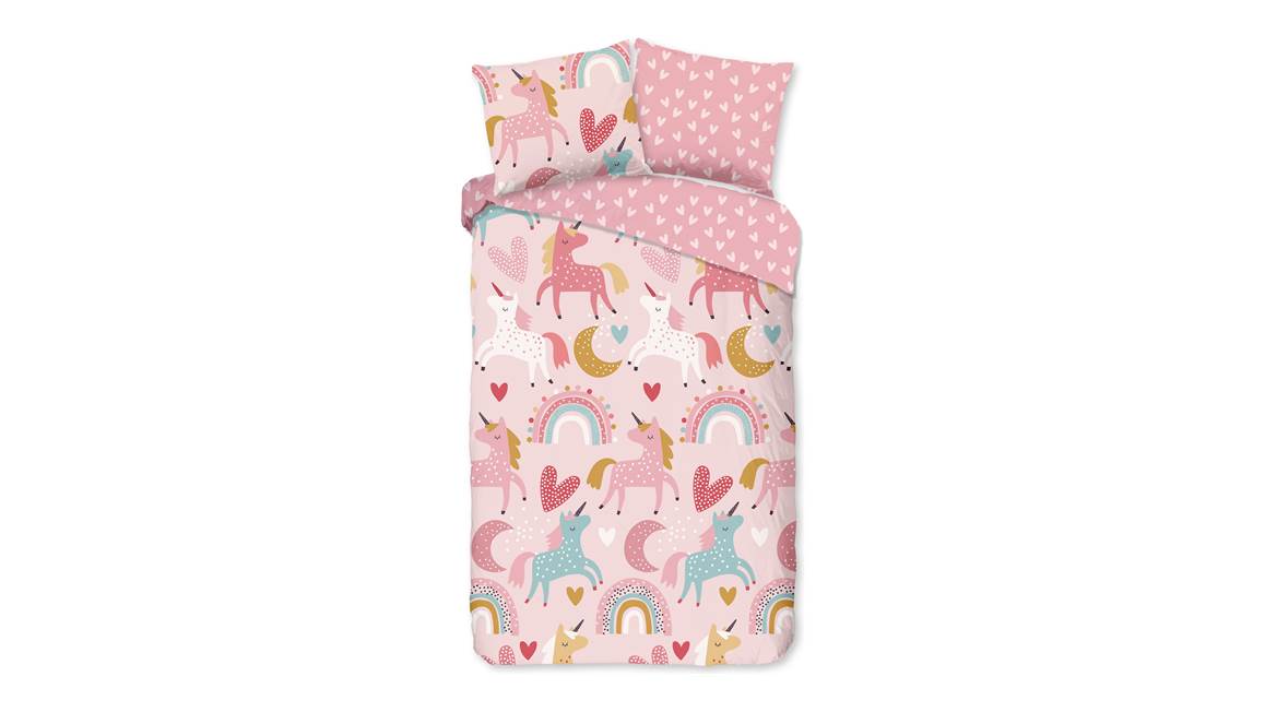 Good Morning Unicorn housse de couette en flanelle