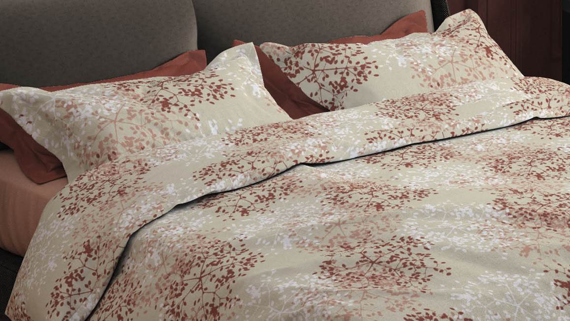 Romanette Kalanchoe housse de couette en flanelle