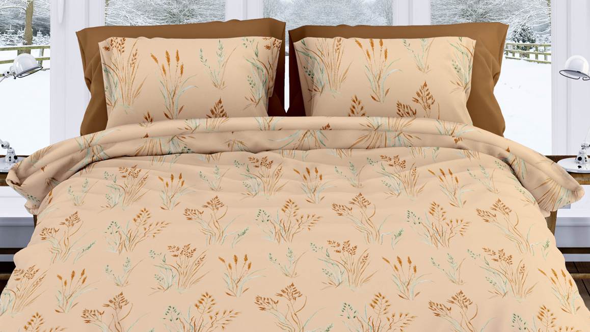 Romanette Les Alpes housse de couette en flanelle