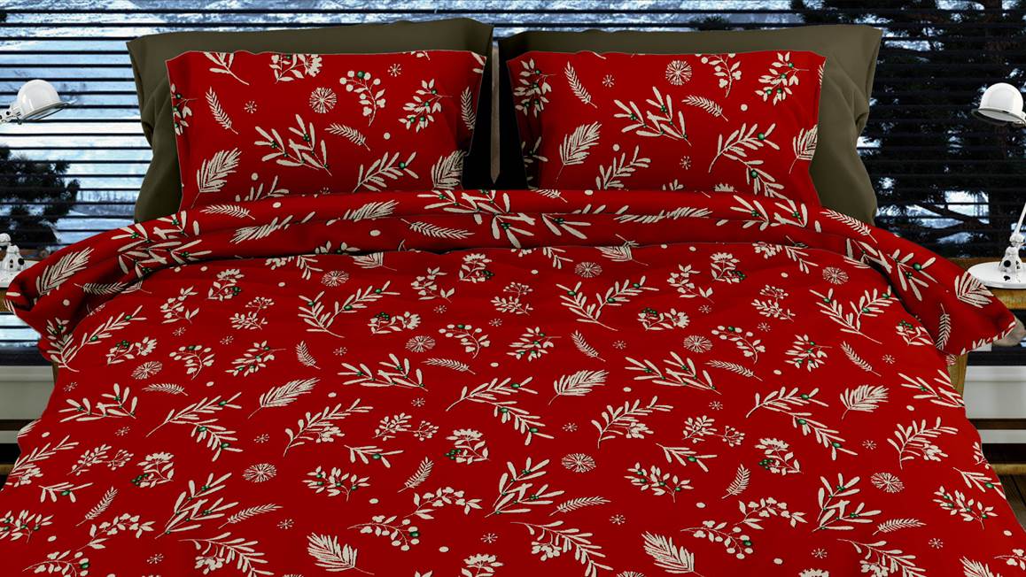 Romanette Lizollo housse de couette en flanelle
