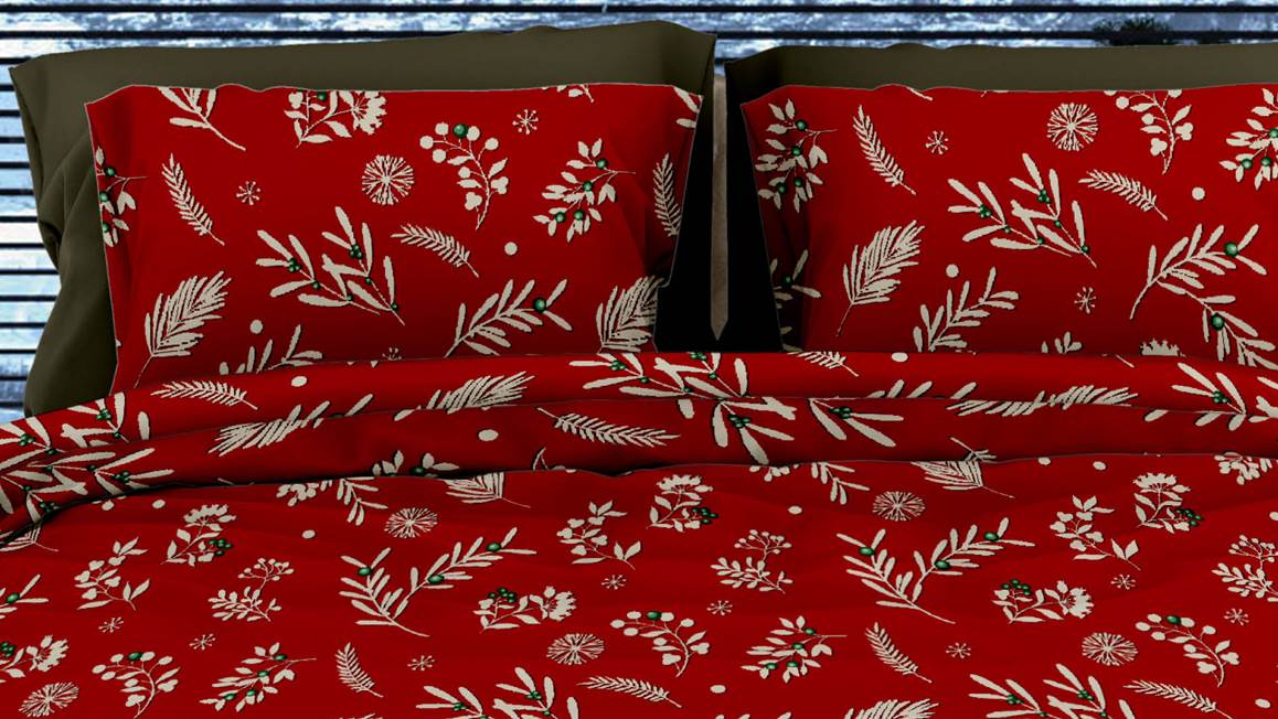 Romanette Lizollo housse de couette en flanelle