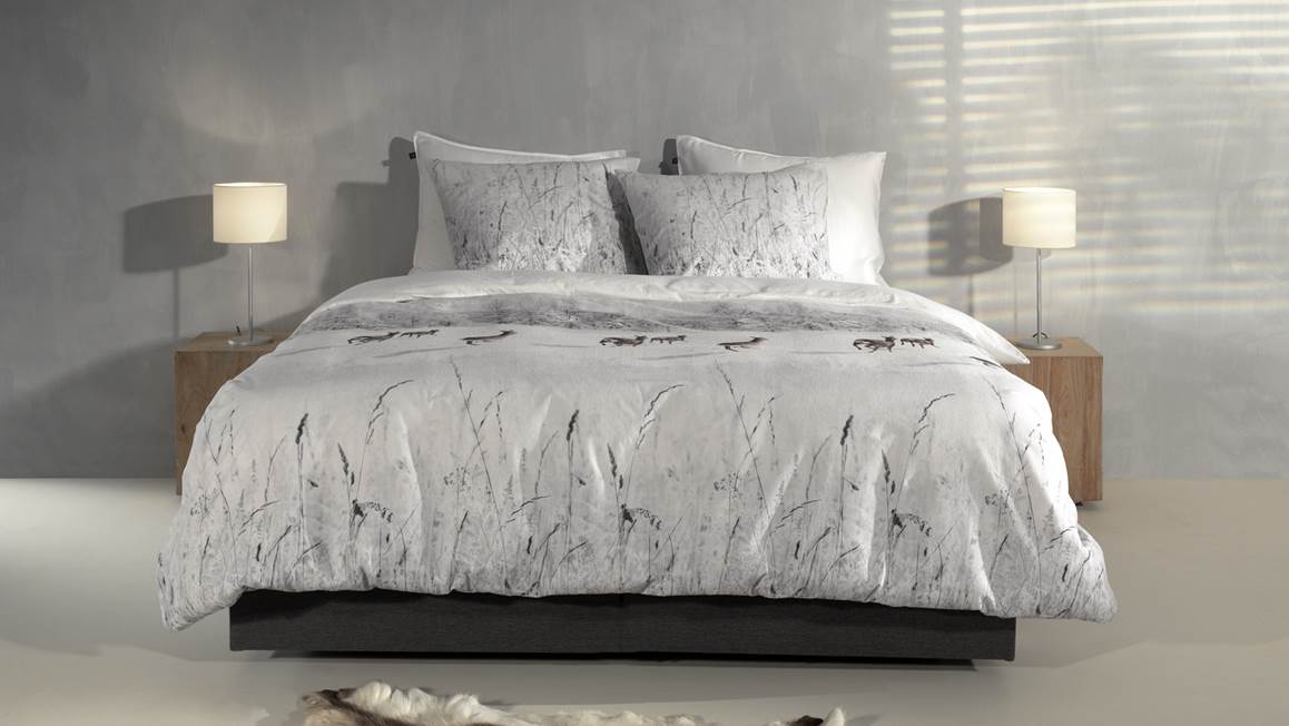 Zohome Snowy housse de couette en flanelle
