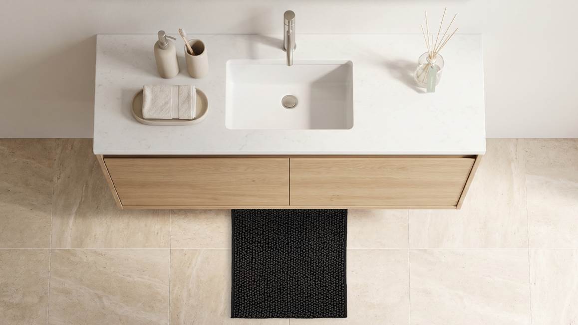 Heckettlane Nodo tapis de bain