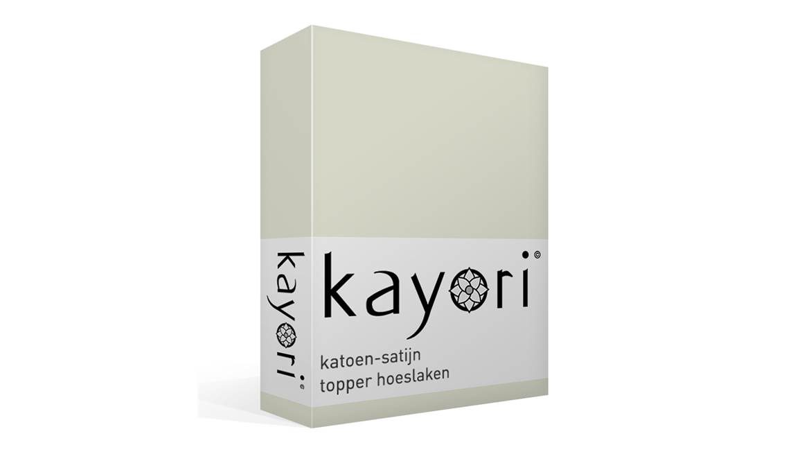 Kayori Edo drap housse surmatelas satin