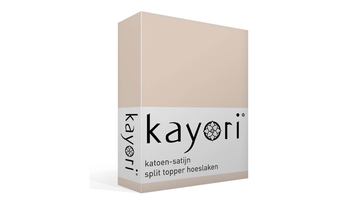 Kayori Edo drap housse surmatelas TR satin