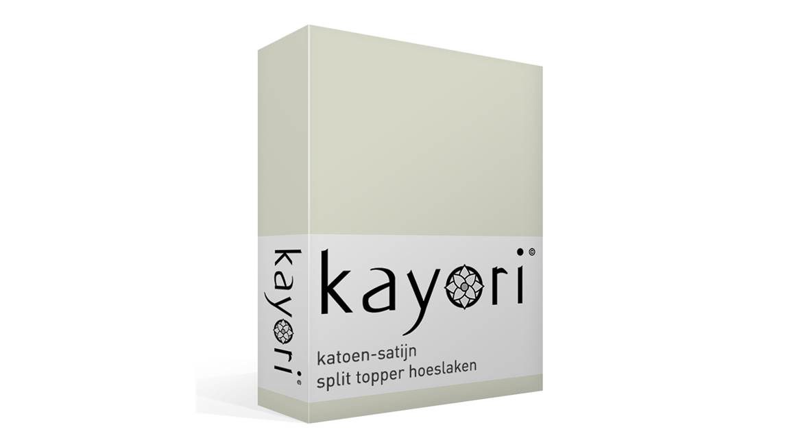 Kayori Edo drap housse surmatelas TR satin