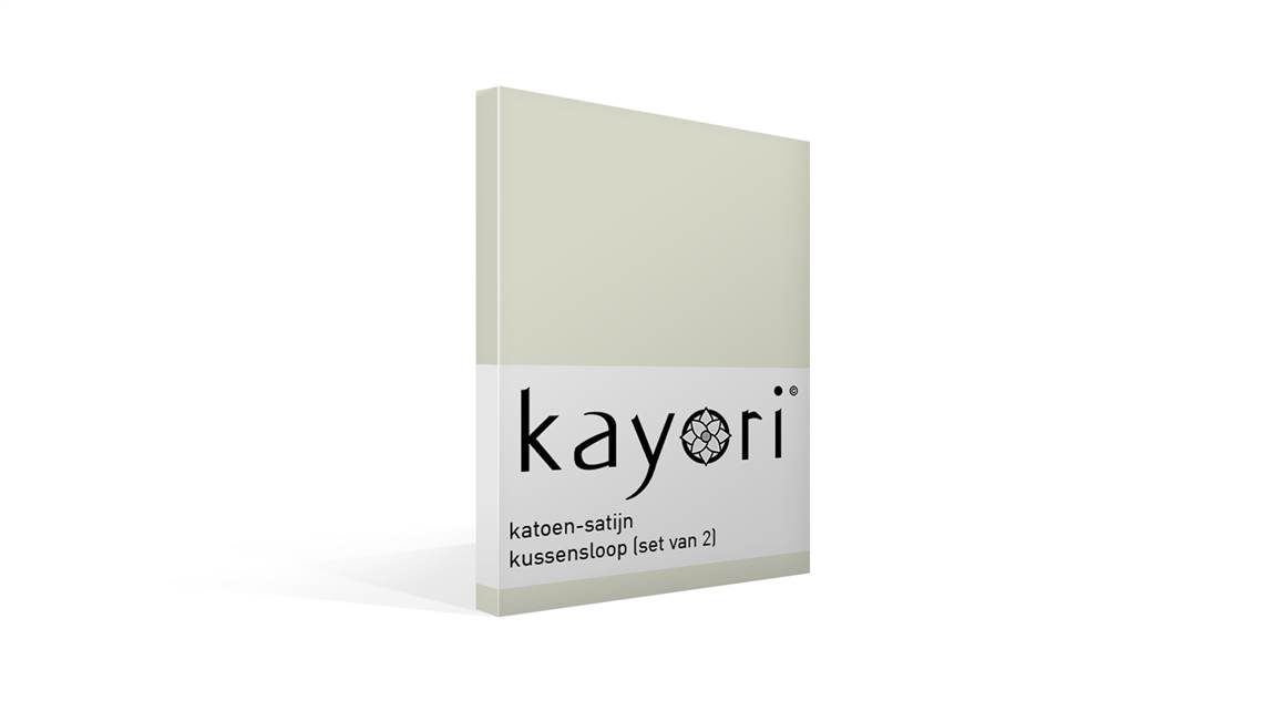 Kayori Edo taies d'oreiller satin (lot de 2)