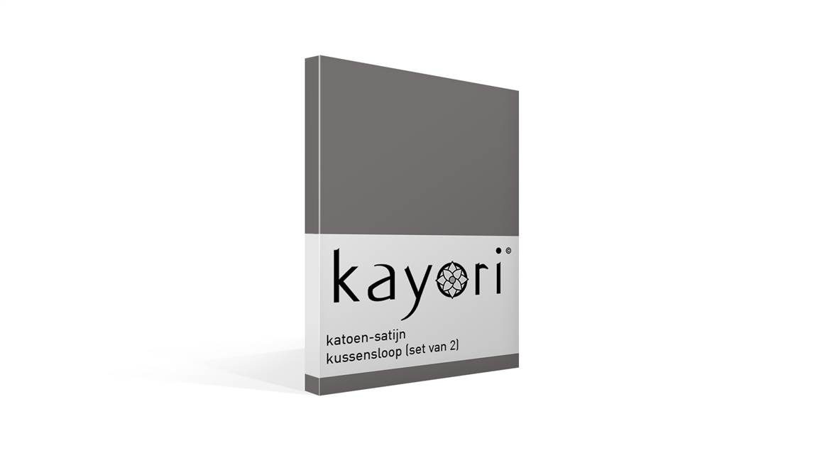Kayori Edo taies d'oreiller satin (lot de 2)