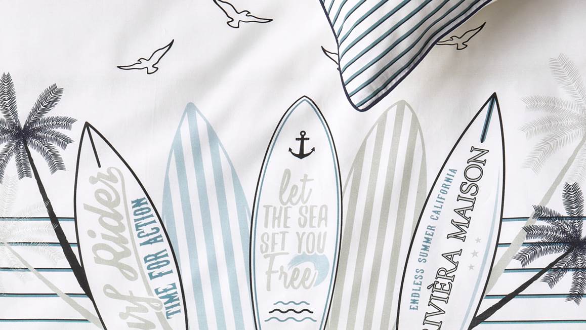 Rivièra Maison Surf Break housse de couette