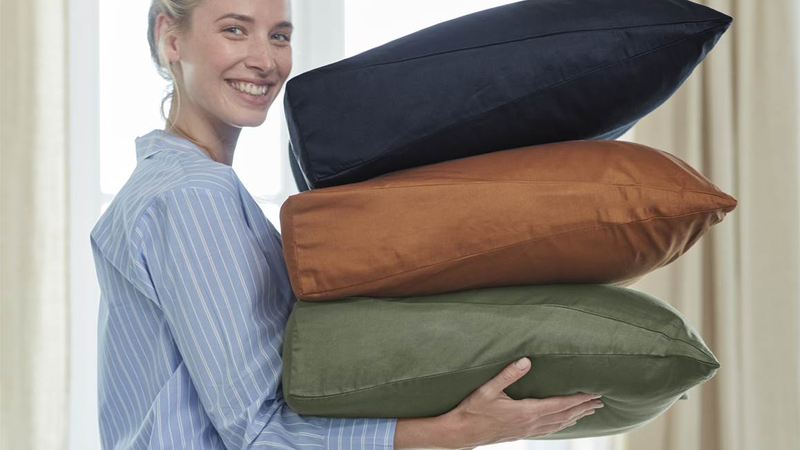 Silvana Support Satin taie d’oreiller pour oreiller extra moelleux