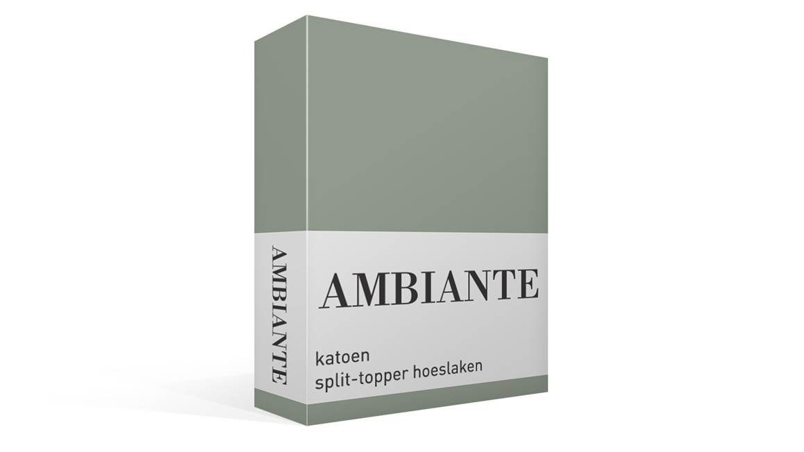 Ambiante Cotton Uni drap-housse surmatelas TR coton 57 fils