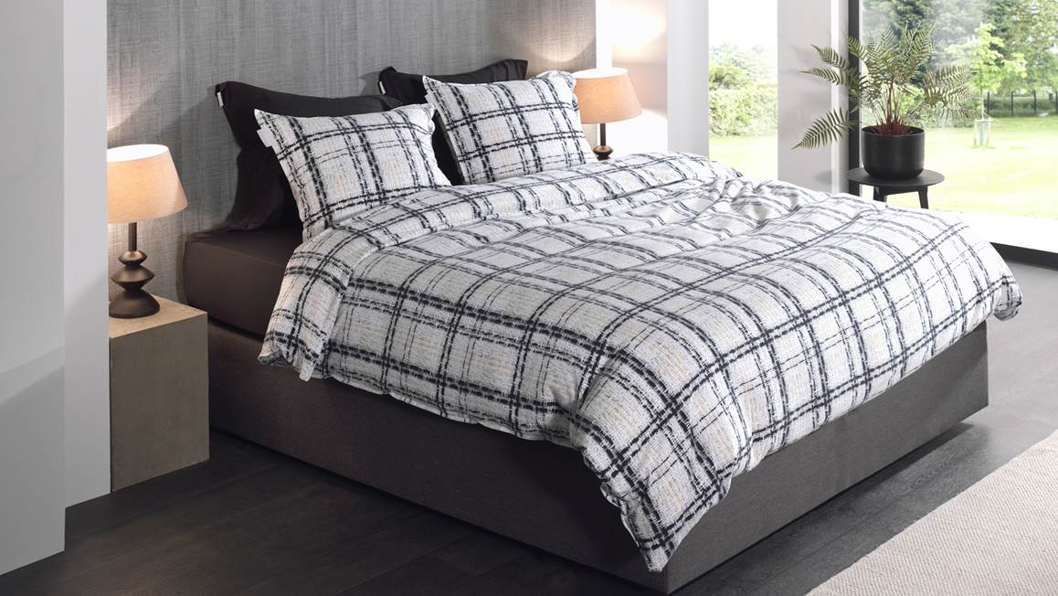 Heckettlane Enio housse de couette en flanelle
