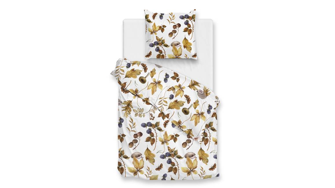 Zohome Castagno housse de couette en flanelle