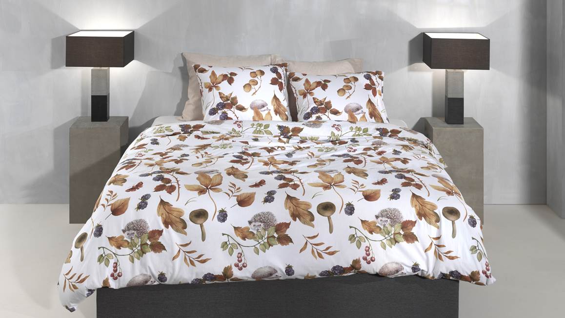 Zohome Castagno housse de couette en flanelle