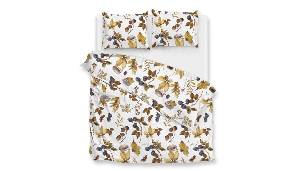 Zohome Castagno housse de couette en flanelle