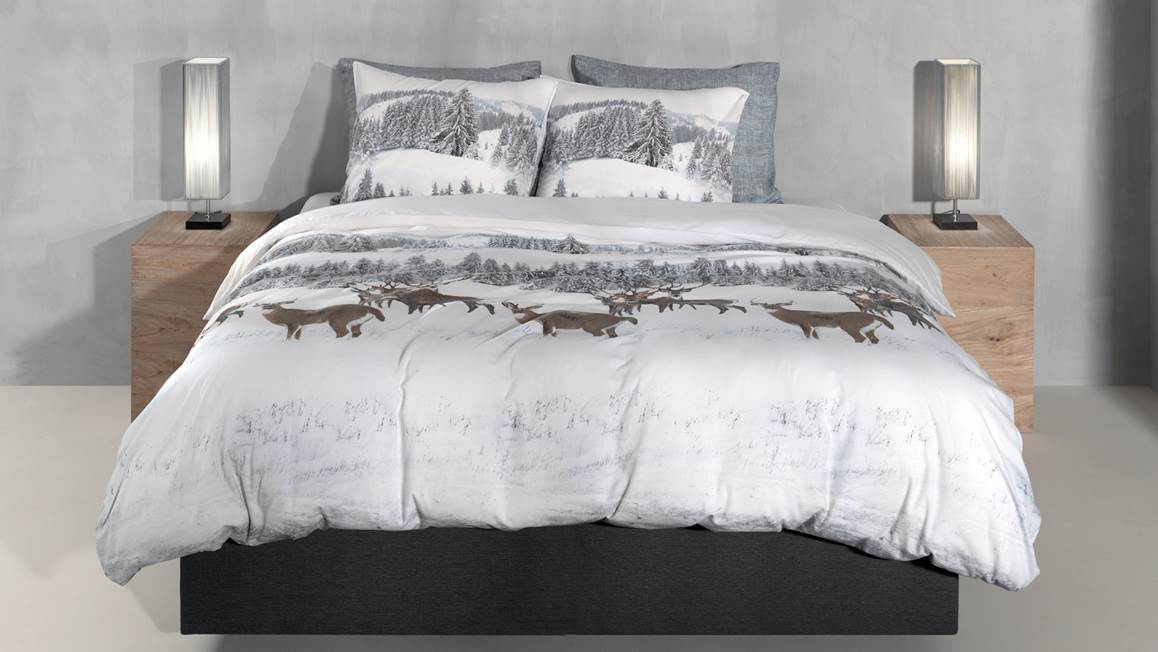Zohome Cervo housse de couette en flanelle