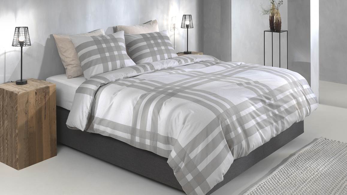 Zohome Rombi housse de couette en flanelle