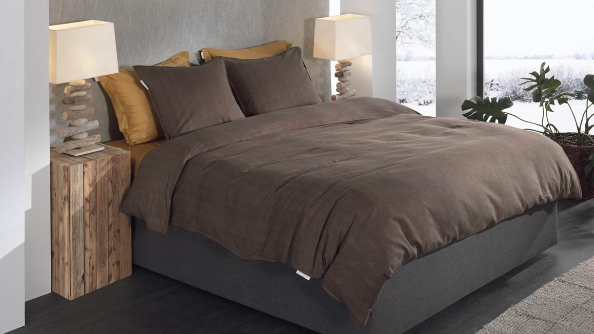 Heckettlane Spina housse de couette en flanelle