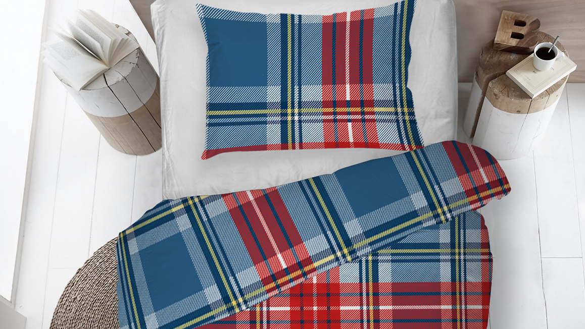 Snoozing Elien housse de couette en flanelle
