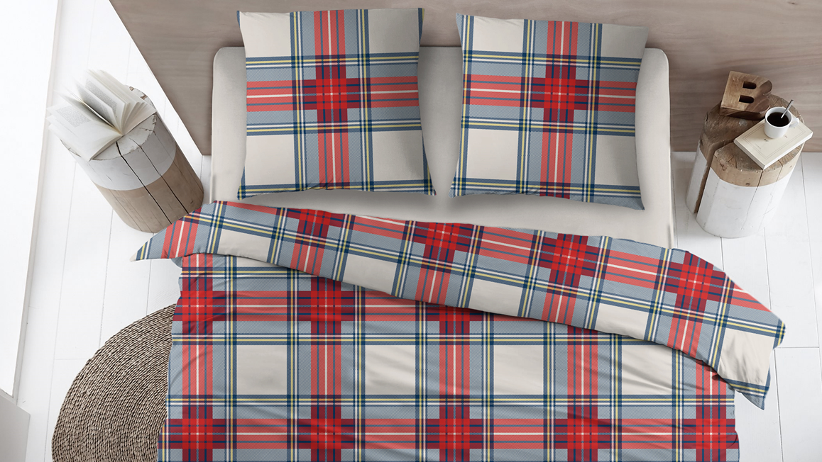 Snoozing Elies housse de couette en flanelle
