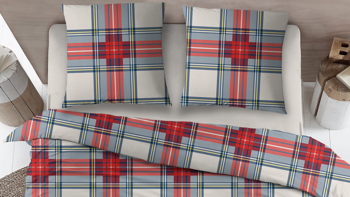 Snoozing Elies housse de couette en flanelle
