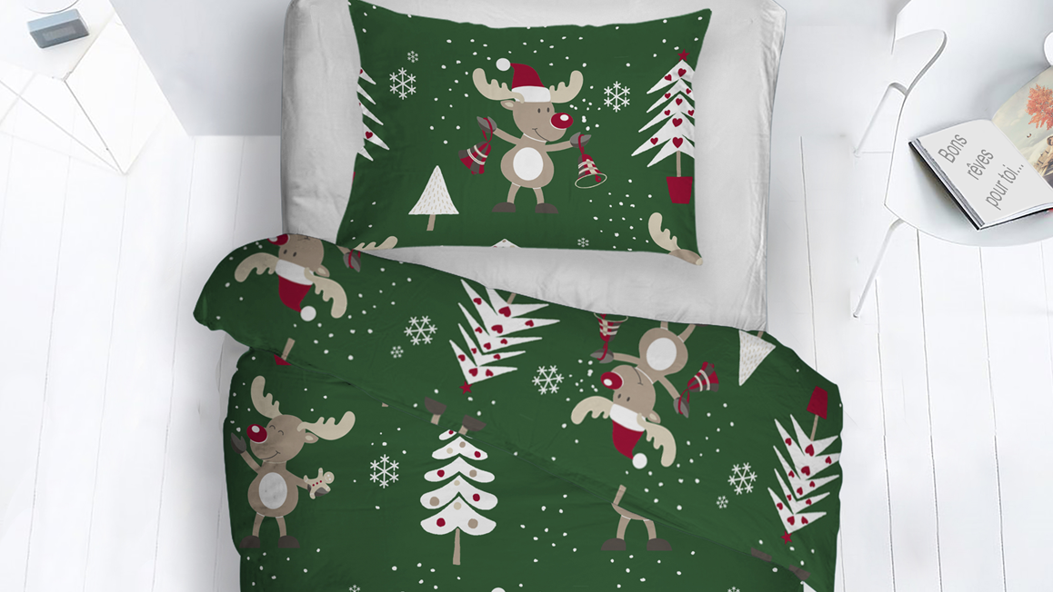 Snoozing Gina housse de couette en flanelle