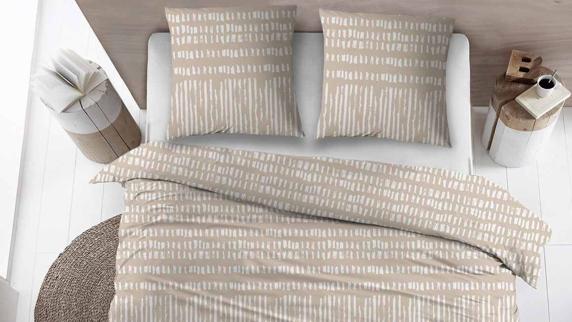Snoozing Gita housse de couette en flanelle