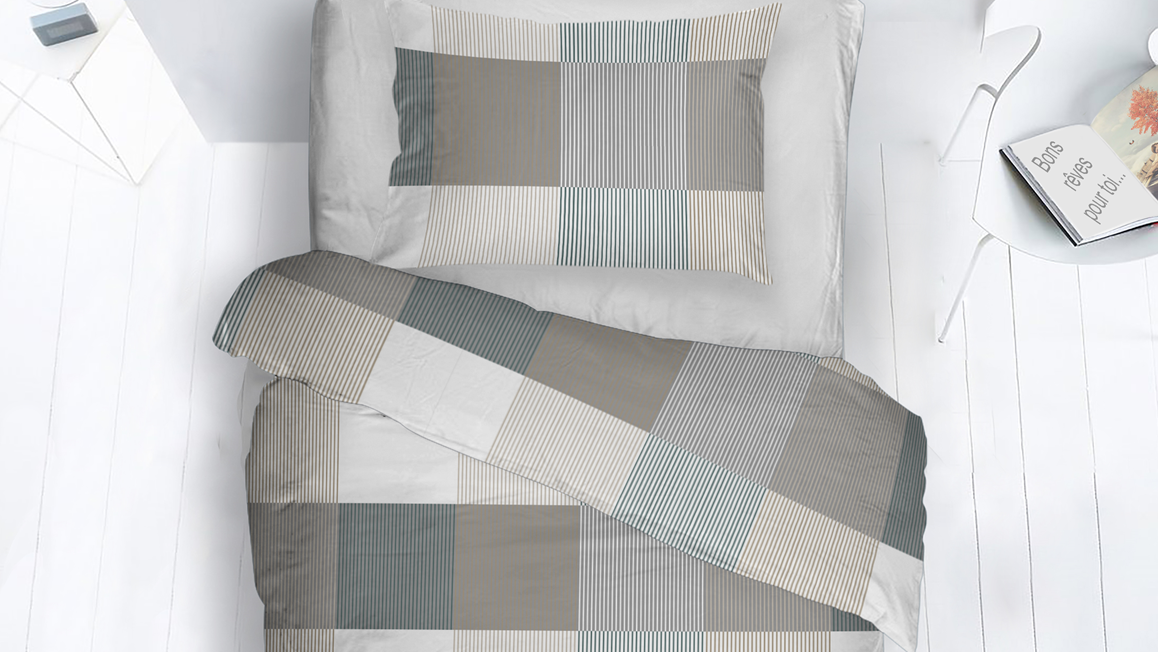 Snoozing Greet housse de couette en flanelle