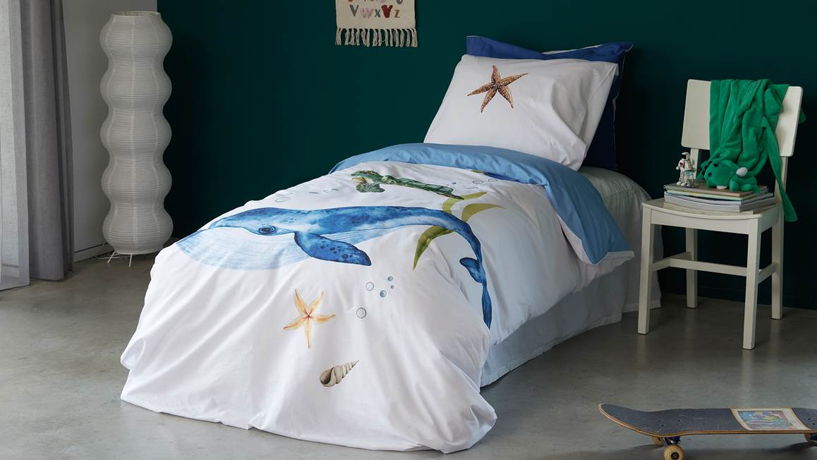Snoozing Tavion housse de couette en flanelle