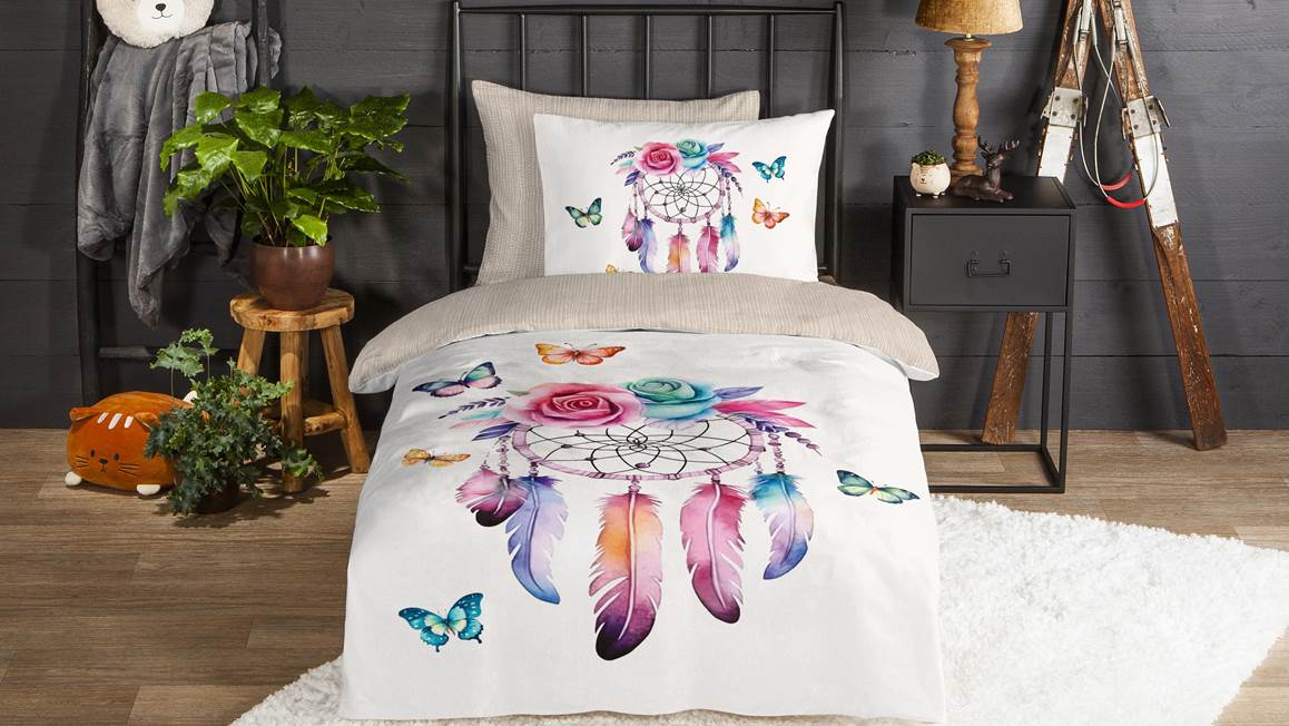 Good Morning Catchy housse de couette en flanelle