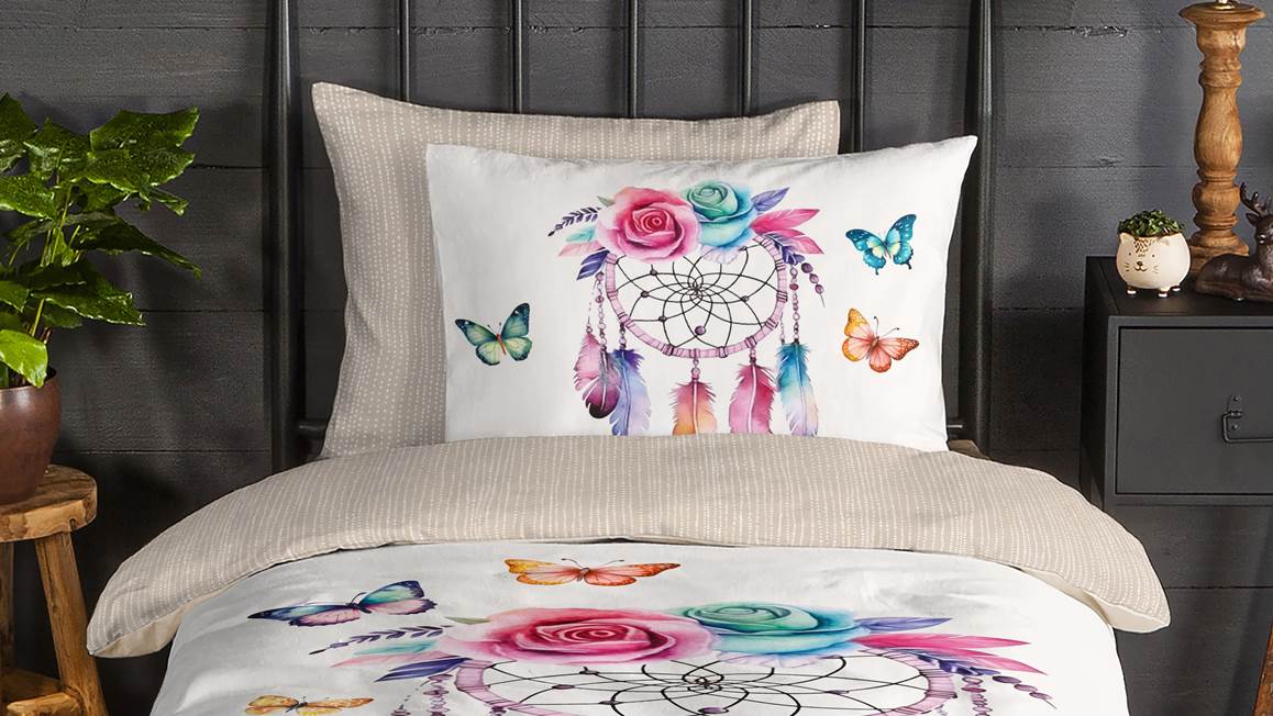 Good Morning Catchy housse de couette en flanelle