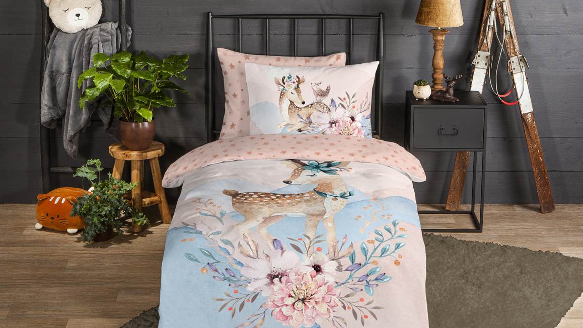 Good Morning Josy housse de couette en flanelle