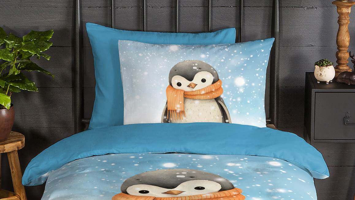 Good Morning Pingi housse de couette en flanelle