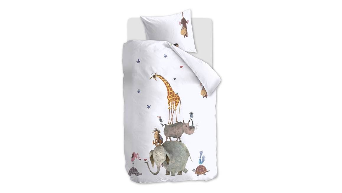 Fiep Amsterdam Dieren stapelen housse de couette