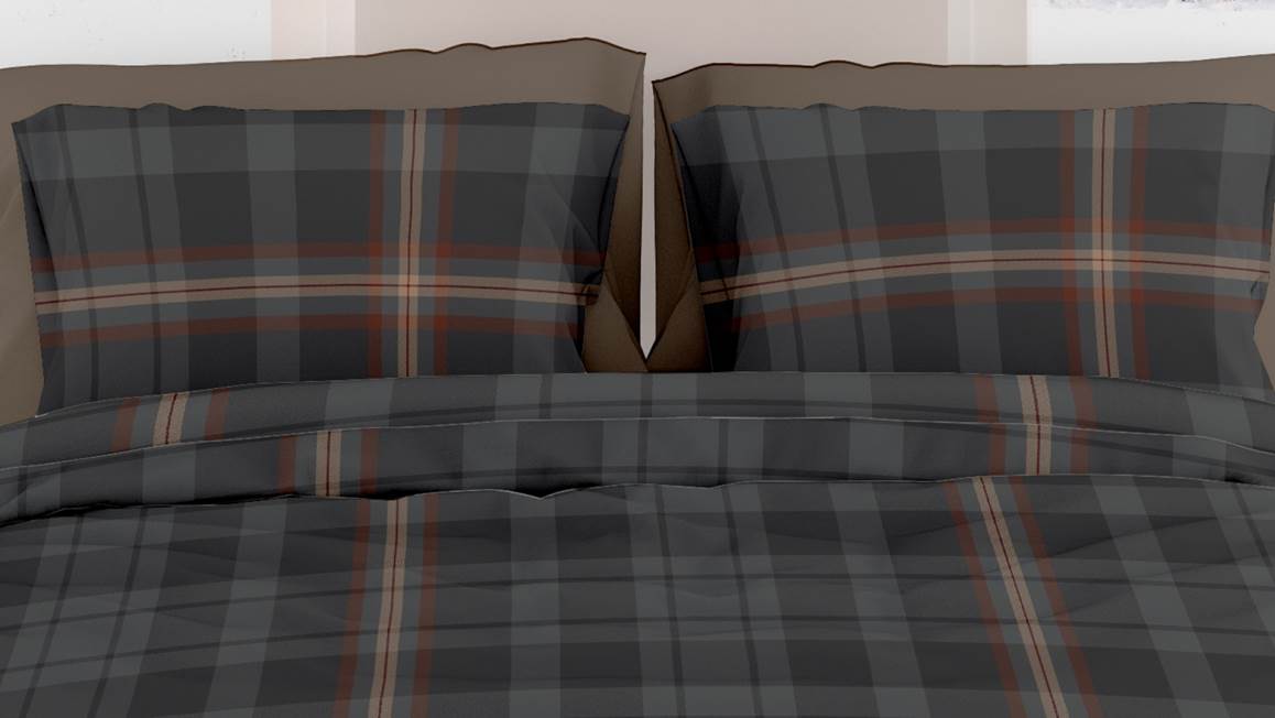 Romanette Bariloche housse de couette en flanelle
