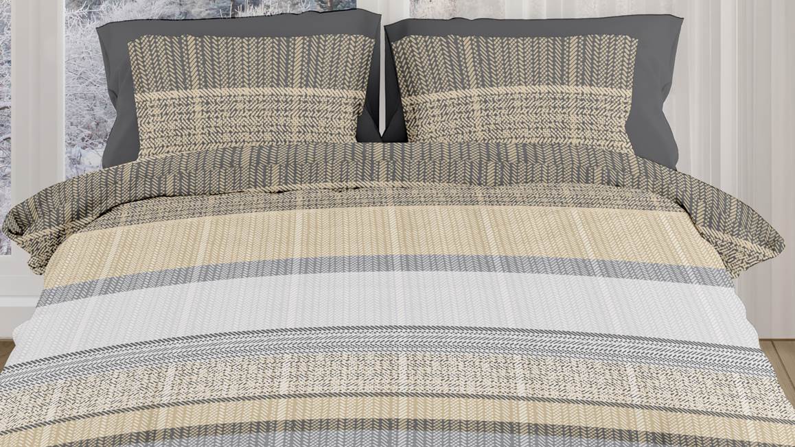 Romanette Cortina housse de couette en flanelle