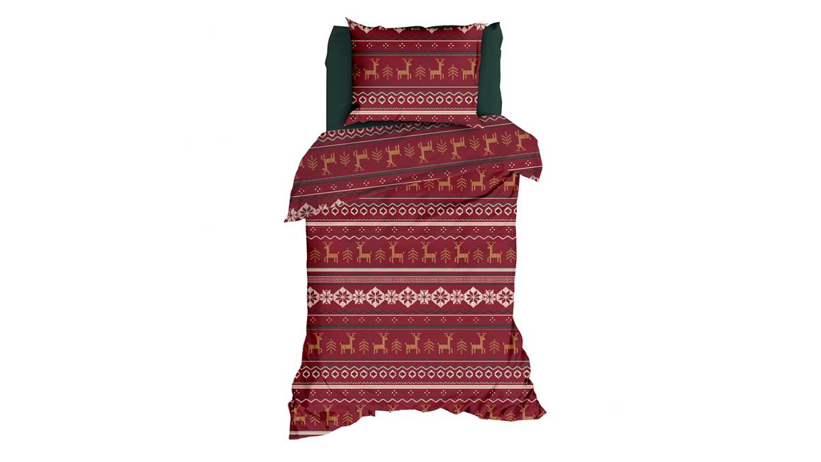 Romanette Noelle housse de couette en flanelle