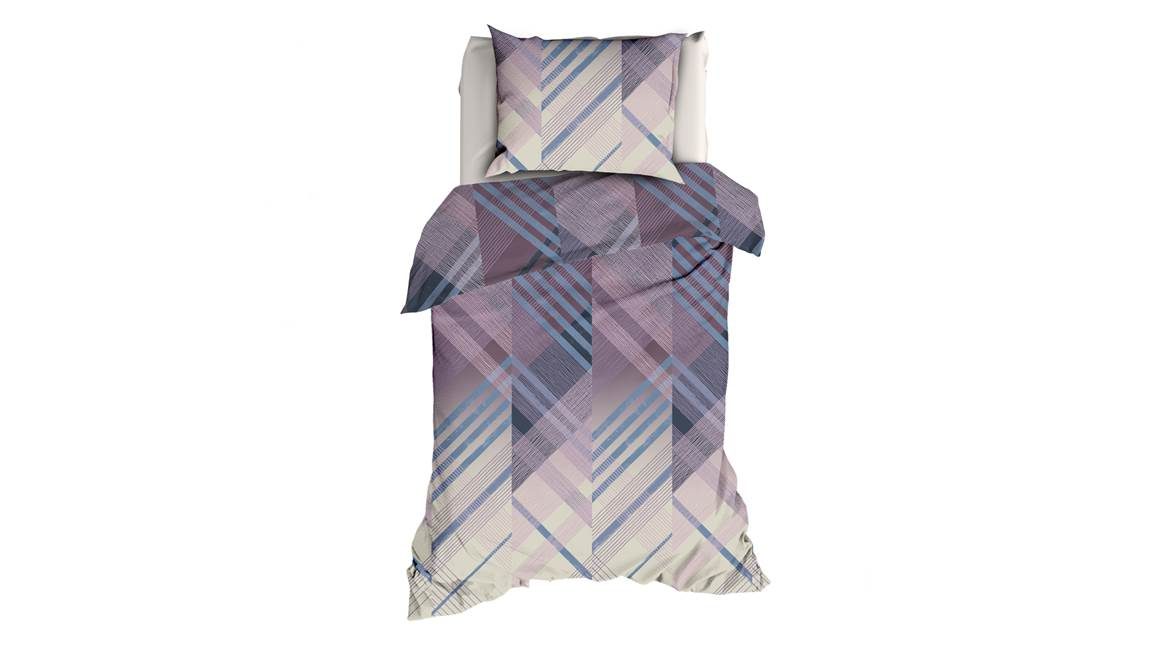 Romanette Valmont housse de couette en flanelle