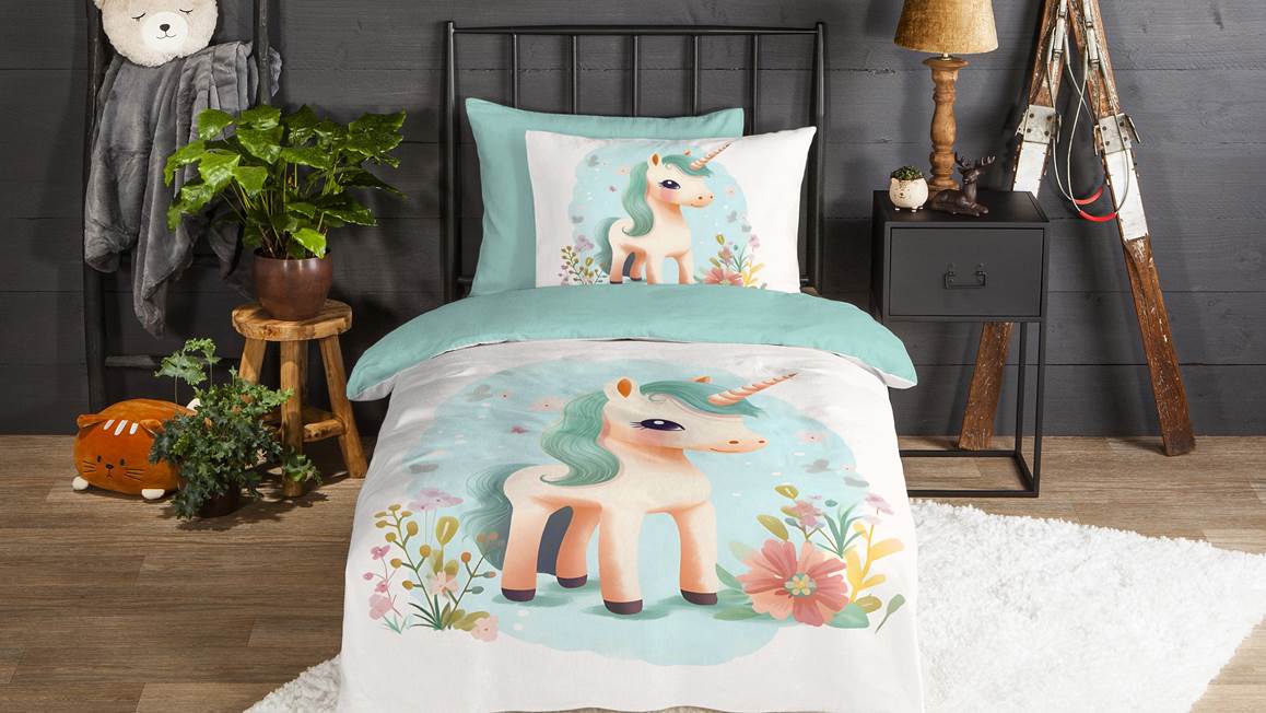 Good Morning One housse de couette en flanelle