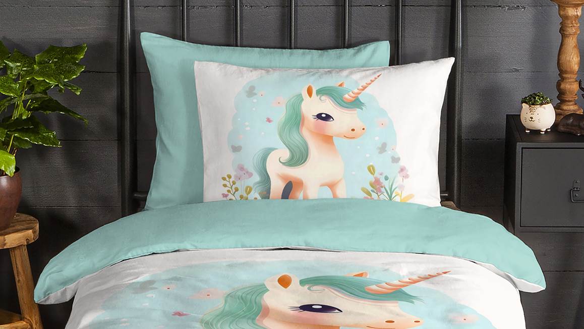 Good Morning One housse de couette en flanelle