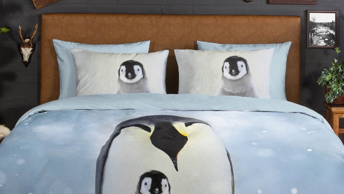 Good Morning Pinga housse de couette en flanelle
